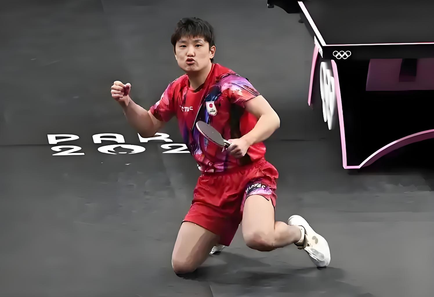 韩国乒乓球队逆转法国乒乓球队，张本智和高光表现